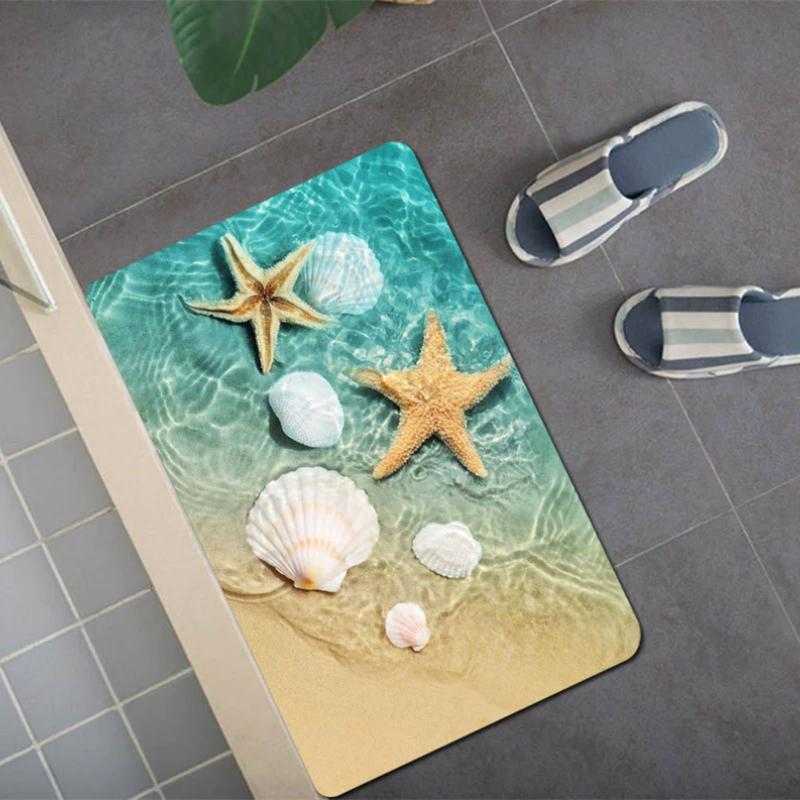 18 Colors 4Piece Marine Style Dolphin Waterproof Shower Curtain Set Anti-slip Mat Base Carpet Toilet Cover Pad Bathroom Kit