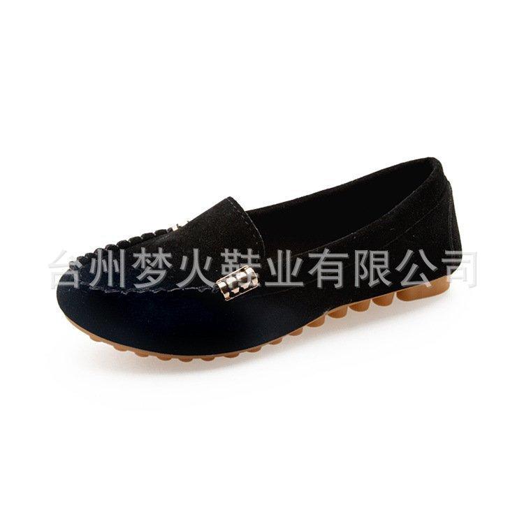 Women's Autumn Shallow Mouth Shoes Flat Heel Single Shoes Women's One-pedal Women's Shoes Lazy Shoes