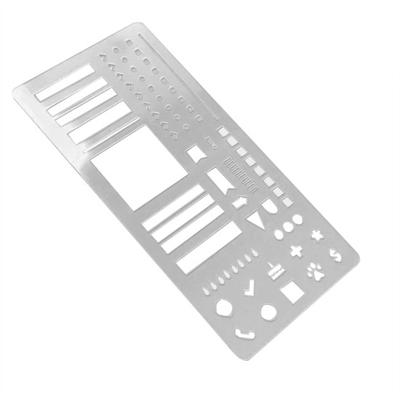 Yousheng Planning Calendar Templates Ruler Set Transparent Plastic Stencils for Dot Grid Journals Journaling Stencil Kit Gift for Friends
