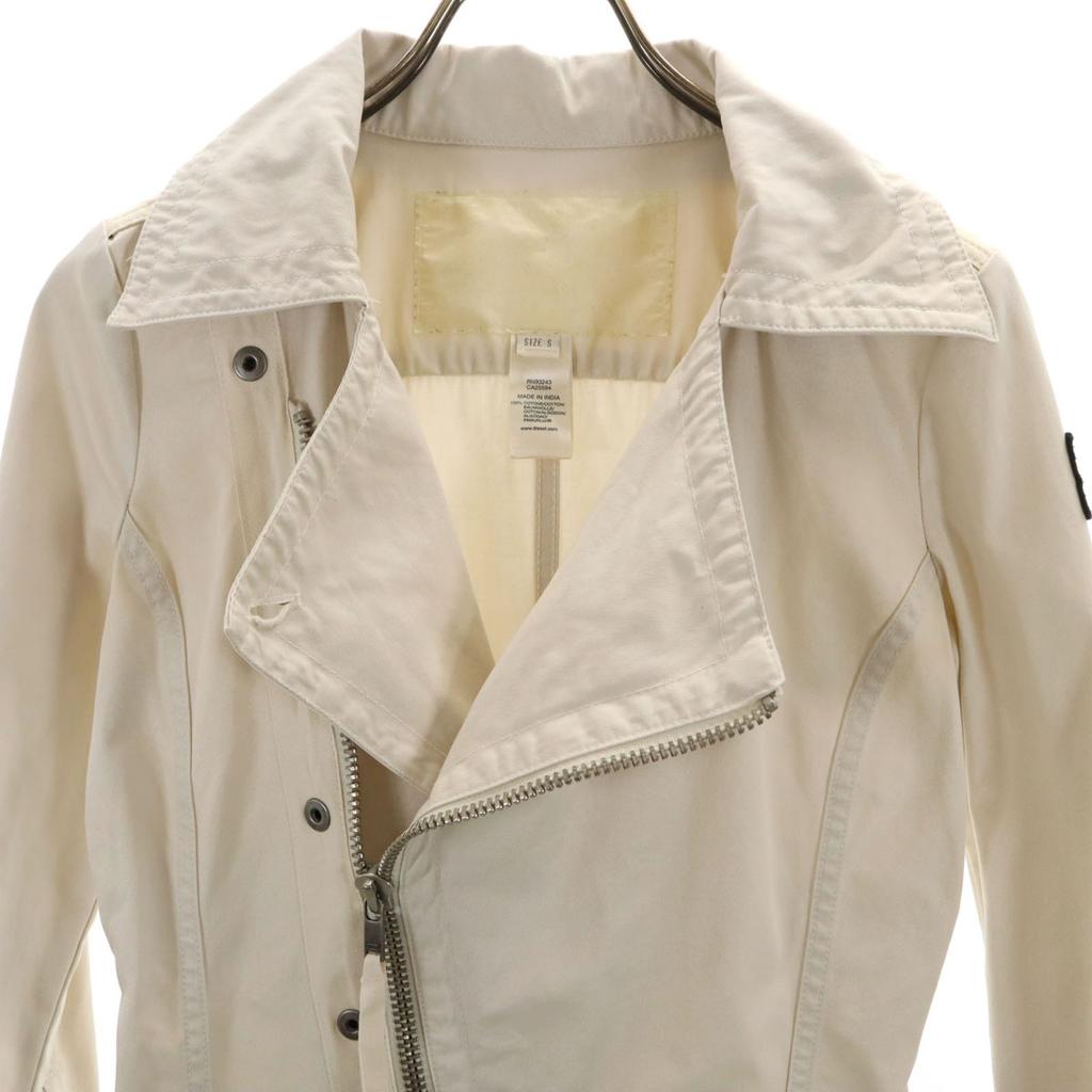 DIESEL Long sleeve coat S off white Women Used