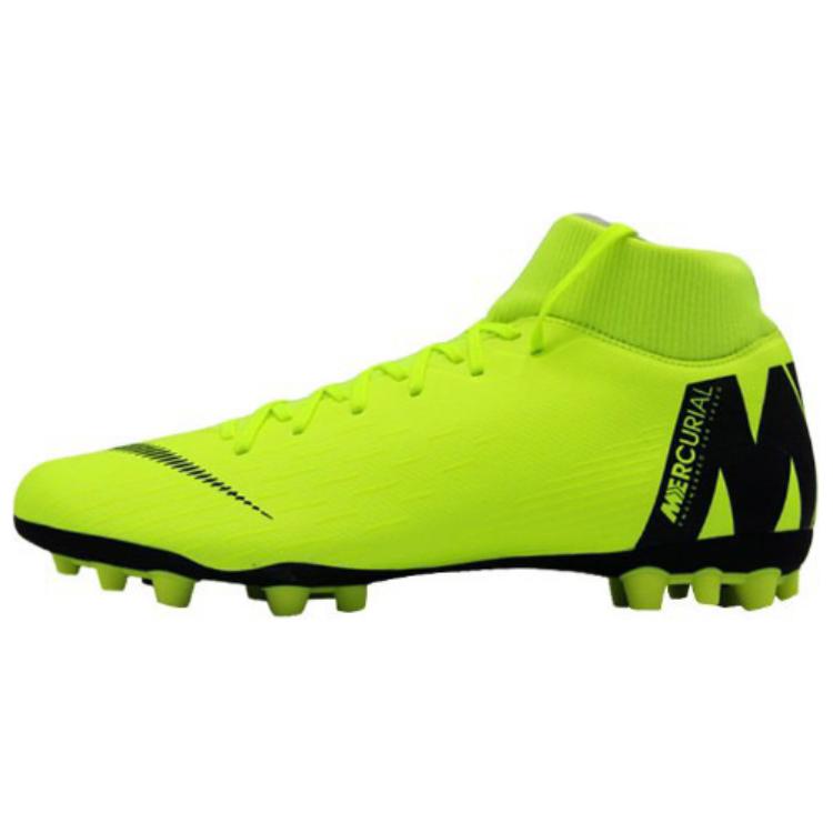 Nike Mercurial Superfly 6 Artificial Turf AG (Rubber Short Studs) Shock Absorbing Durable Soccer Shoes Men Soccer Shoes Green Black AO8997-701