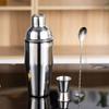Bartenders Tool Set 750ml Steel Cocktail Shaker With Integrated Strainer Measuring Cup and Mixing Spoon Bar Accessories