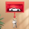 Car Garage Key Holder Front Door Car Key Holder Creative Wall Mount Key Organizer Garage Shaped Key Holder for Cars Enthusiast