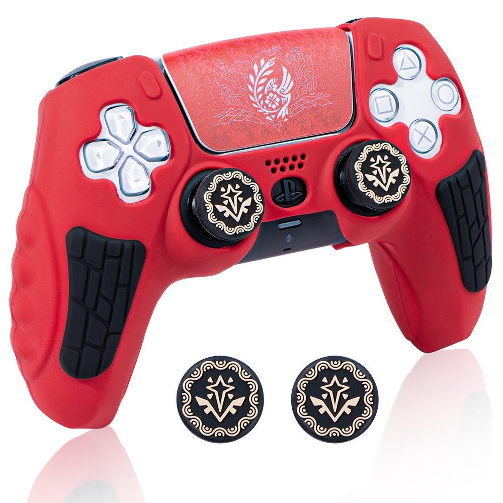 PS5 Controller Silicone Case for Black Myth Wukong - Anti-Drop & Anti-Scratch with Thumbstick Caps