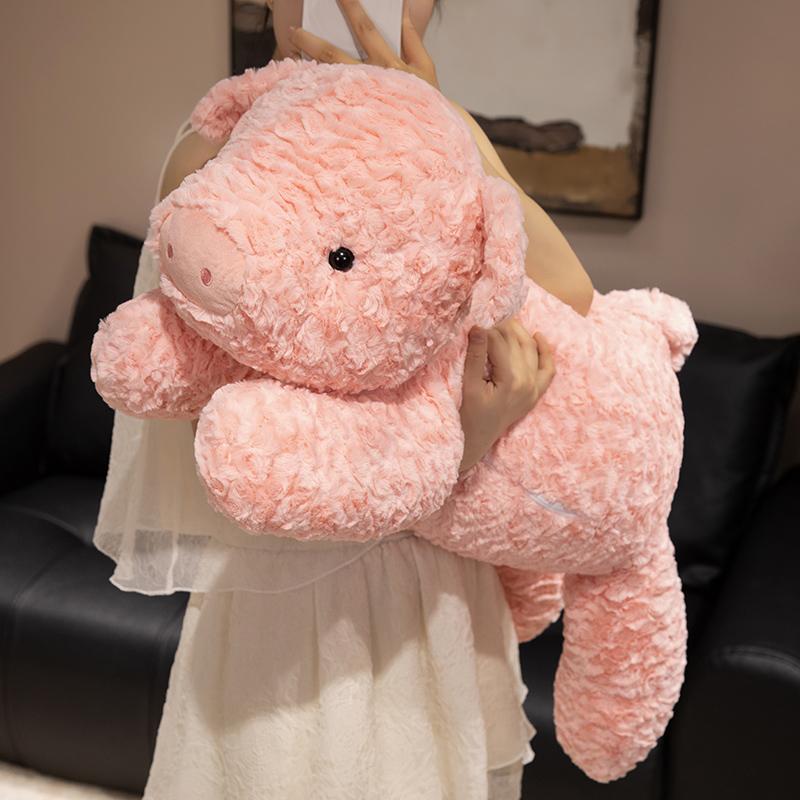 Squishy Pink Pig Plush Doll Stuffed Toy For Children Kawaii Animals Soft Plush Hug Pillow Cushion Kids Creative Birthday Gift