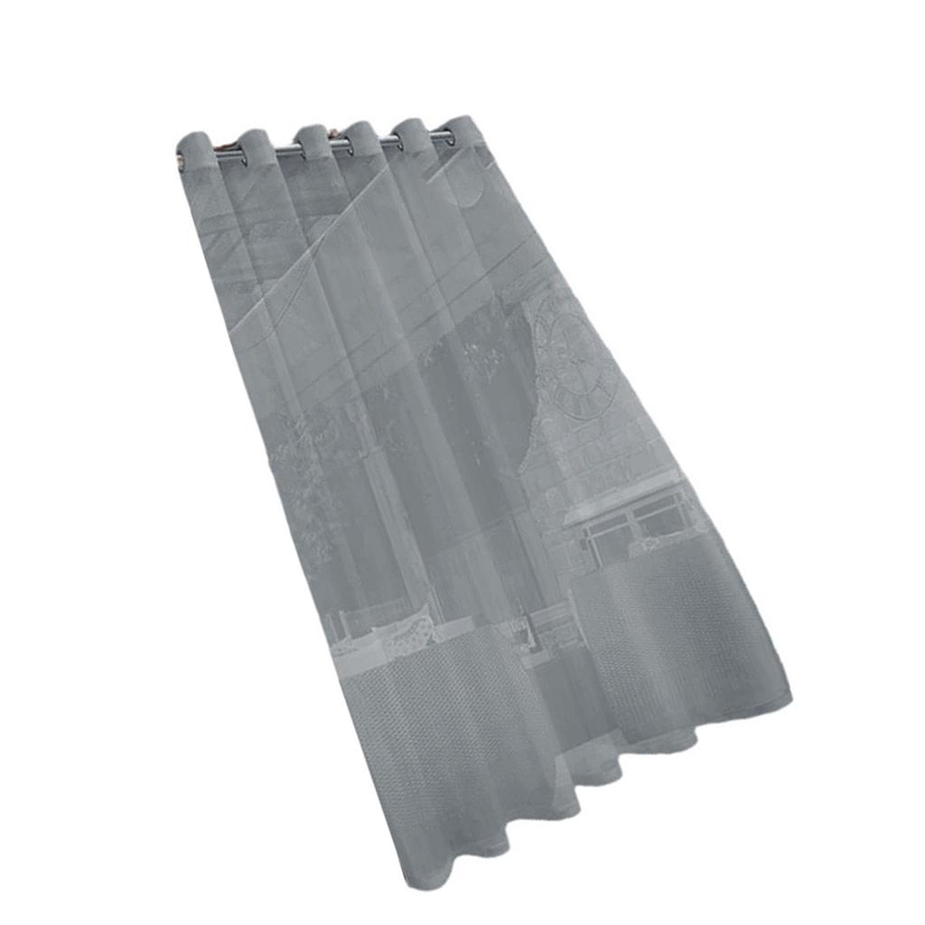 Transparent Weatherproof Outdoor Curtains with Eyelets Waterproof Voile Curtains for Patio Gazebo