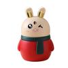 Household Automatic -Up Rabbit Toothpick Box Plastic Dust-proof Toothpick Holder Press Design Toothpick Dispenser Restaurant