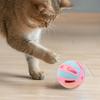 4.8cm Cat Toy Ball with Bell, Interactive Cat Playing Bell Toy, Portable Hollow Cat Jingle Ball toy, pet cats playing supplies