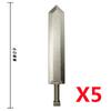 MOC Medieval Military Anime Figures Weapons Building Blocks Toys Soldiers Shield Sword Bow Trident Ax Gun Hammer DIY Gifts K027
