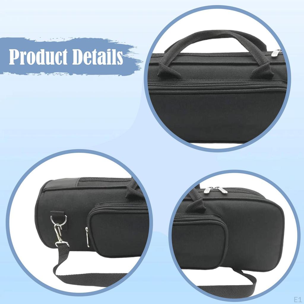 Trumpet Gig Bag Adjustable Shoulder Strap Storage Zippers Soft Padded Case Carrying for