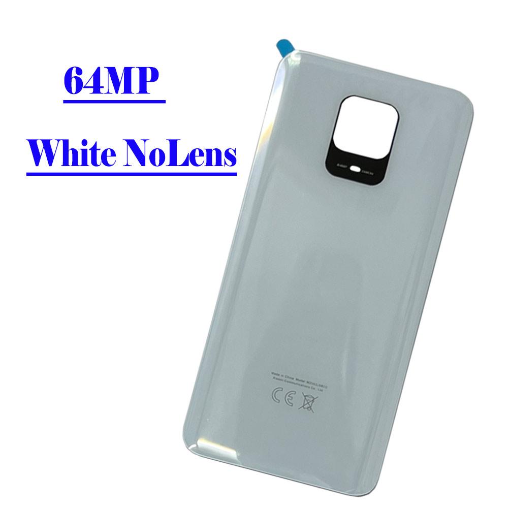 Xiaomi Redmi için Not S/Not Pro 64MP Pil Arka Kapak Arka Kapı
