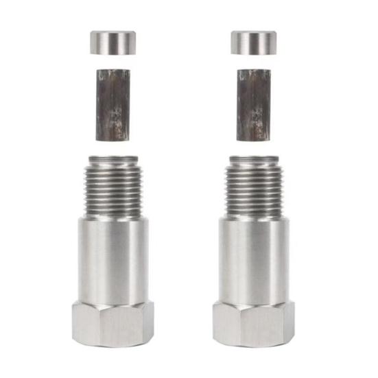Stainless Steel Extension Fitting with Filter Screen M18x1.5 Oxygen Sensor Adapter