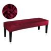 Samt Stoff Bankbezug Super Flauschig Elastisch Esszimmer Stuhl Bankbezüge Sitzbezug Für den Heimgebrauch Wohnzimmer Schlafzimmer Klavierzimmer