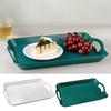 Trays For Serving Food Rectangular Platter Board Rectangular Snack Platter For Party Dinner Breakfast Buffet Picnic Kitchen Bar