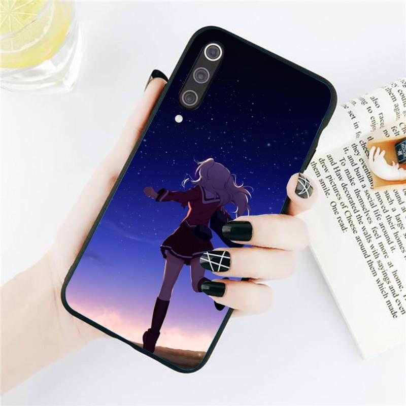 Cute GIrl Charlotte Phone Case For Xiaomi Redmi Note 11 10 9T 8 7 Pro Redmi 10 9 9A 9C 8 7 6 Soft Black Phone Cover