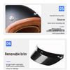 Retro 3C-Certified Unisex Motorcycle Helmet, All-Season 3/4 Design for Motorbike & Electric Bike