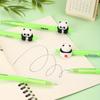 36pcs Panda Soft Rubber Panda Press Neutral Pen 0.5mm Mechanical Student Cartoon Prize Pen Stationery Neutral Pen Student Stationery Writing Pen