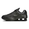 Nike Baskets Shox R4 Triple Black 2025 Homme Bright-Crimson HQ1988-001