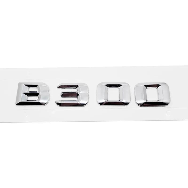 3D Car Tail Box Number Stickers for Mercedes Benz B Class B35 B45 B63 B180 B200 B220 B250 B260 B300 Rear Trunk Emblems Bagde