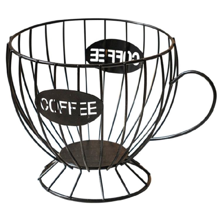 Space Saving Coffee Holder Portable Large Capacity Storage Rack Display Stand 1 чёрный 860₽