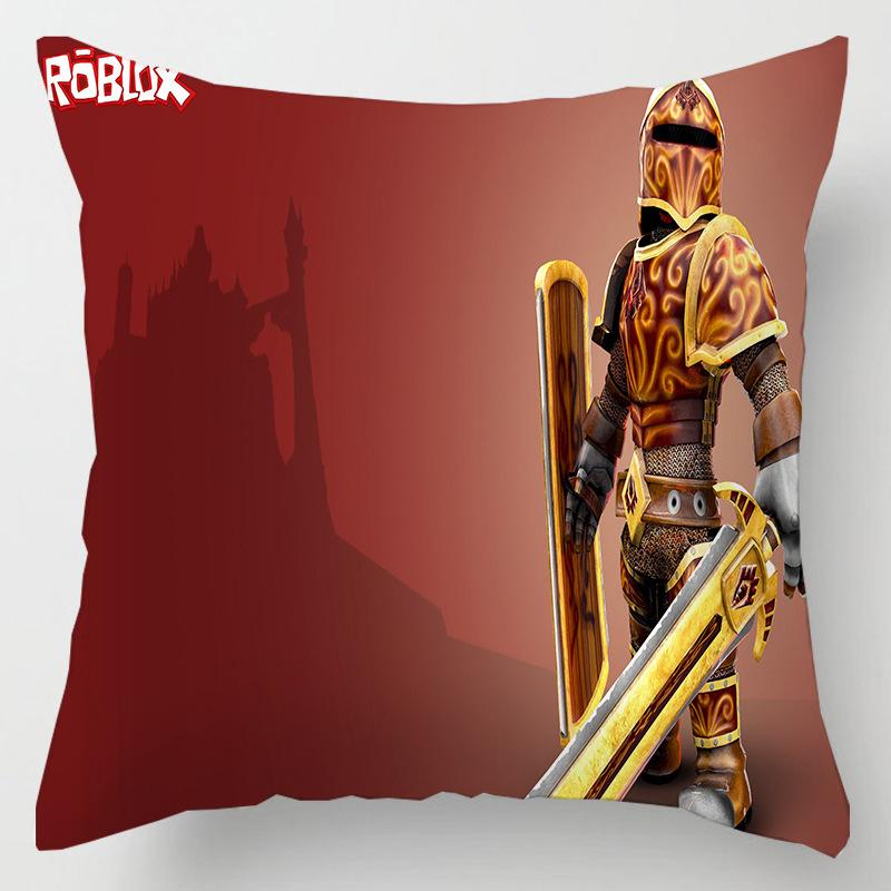 Game Roblox Cushion Pillow Hugging Pillow Case Roblox Anime Game Character Cartoon Printing Waist Pillow Cover Birthday Gifts