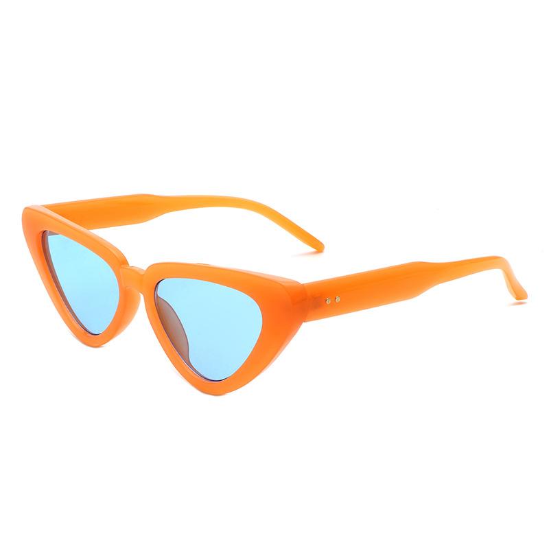 

Fashion Cat Eye Sunglasses for Women Trendy UV400 Protection Luxury Designer Shades High Quality Female Eyewear as picture