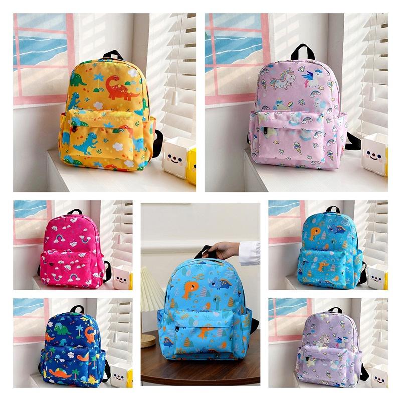 Cute Cartoon Kids Backpack With Simple And Stylish Design 2023 Korean Version Of Little Dinosaur Kindergarten Schoolbag