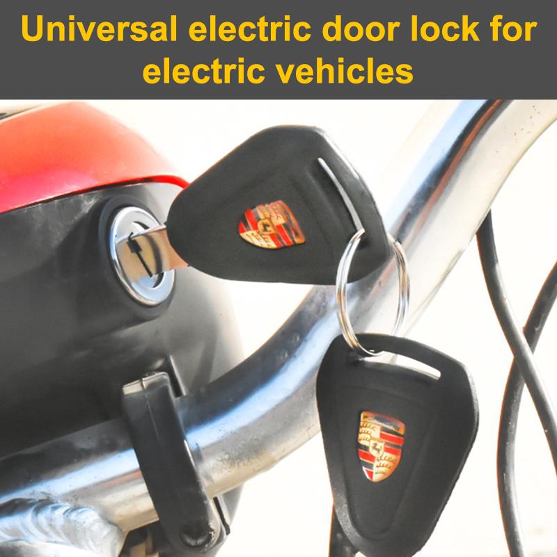 Electric Bicycle Ignition Switch Key Power Lock For Electric Scooter Portable Key Power Lock E-Bike Components Parts