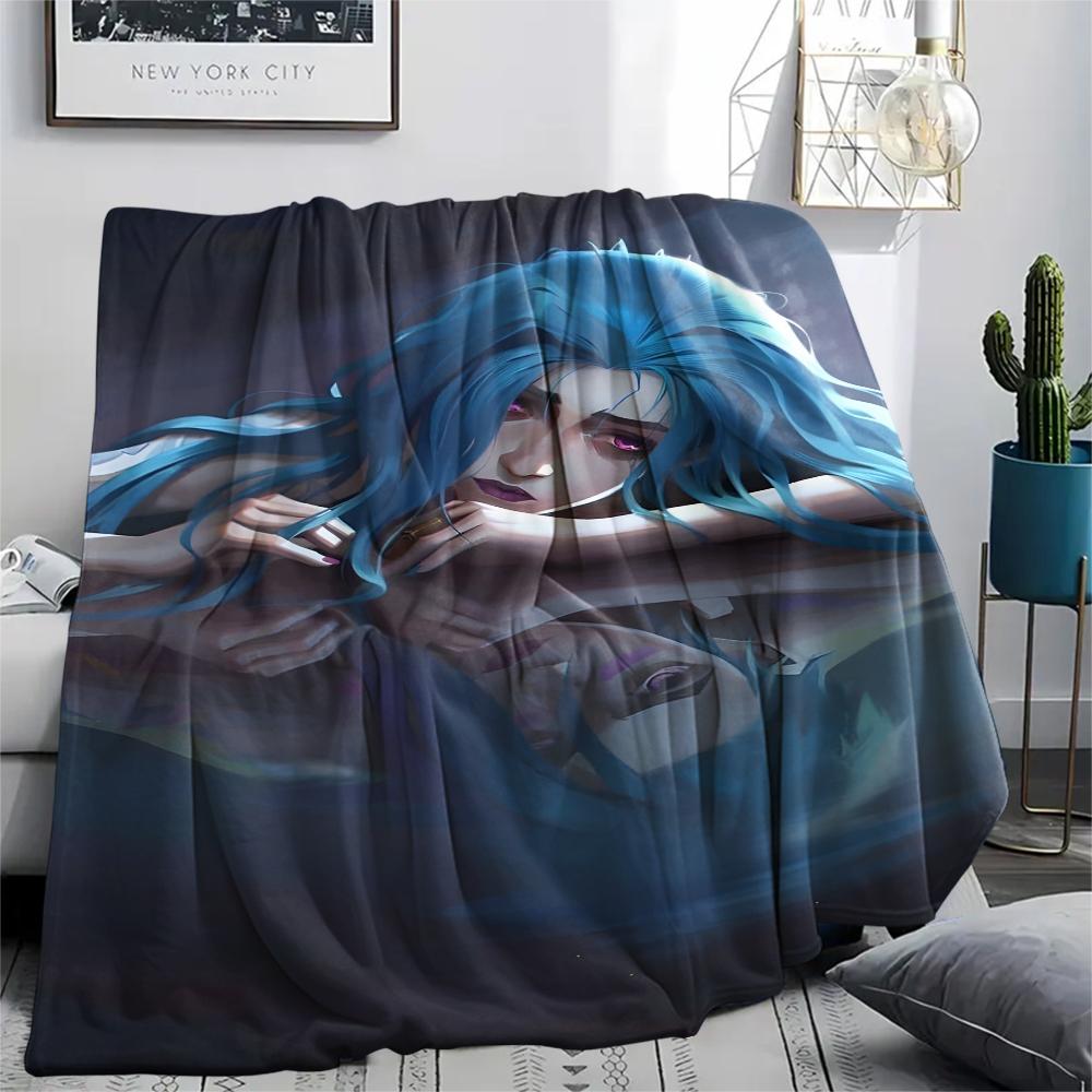 1Pc Cartoon Print Flannel Blanket, High Quality Comfortable for All Seasons, Home Decor, Warmth and Comfort, Perfect for Christmas Birthday Gift