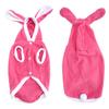 Warm Cute Rabbit Cloth Pet Winter Autumn Warm Hoodie Costumes Clothes for Dogs Cats(Pink M)