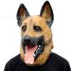 Animal Wolf Dog Mask Police Dog Funny Latex Headgear Party Performance Props Halloween Costume Source