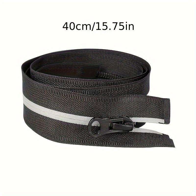 

5#nylon reflective strip zipper outdoor protective clothing anti-silver strip single open tail zipper 40cm