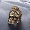 Indian Skull Signet Ring 453