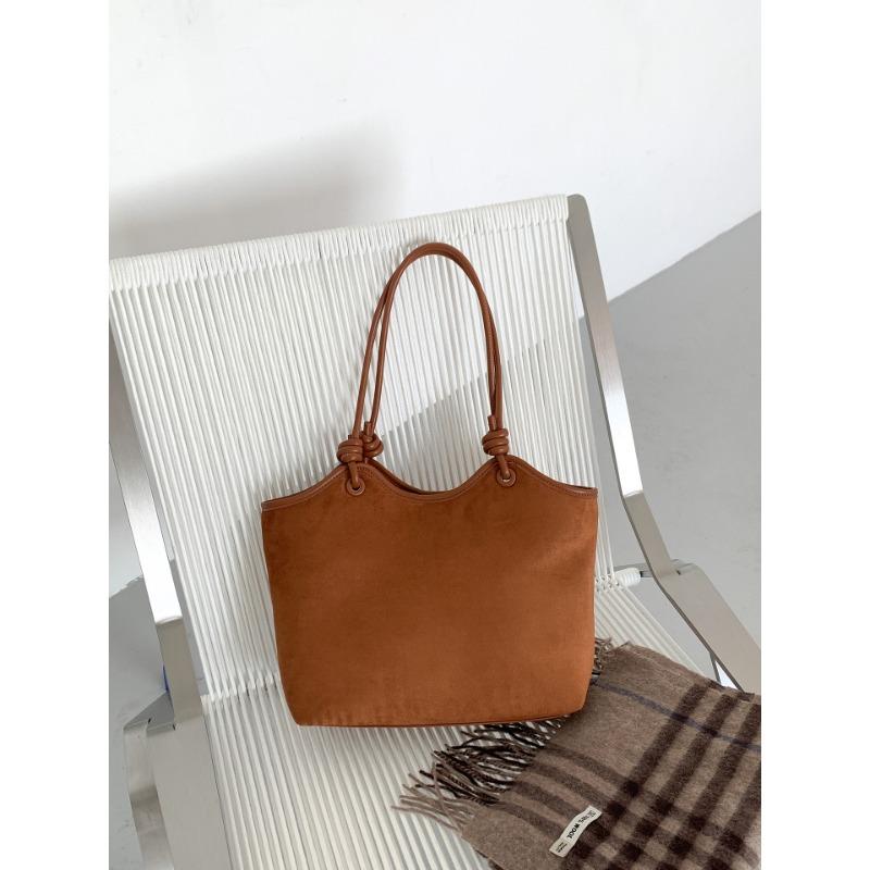 

Осенне-зимняя сумка-тоут женская, с высоким чувством стиля, портативная, для поездок на работу, большая сумка, модный тренд, большая вместимость, новая сумка на плечо женская коричневый