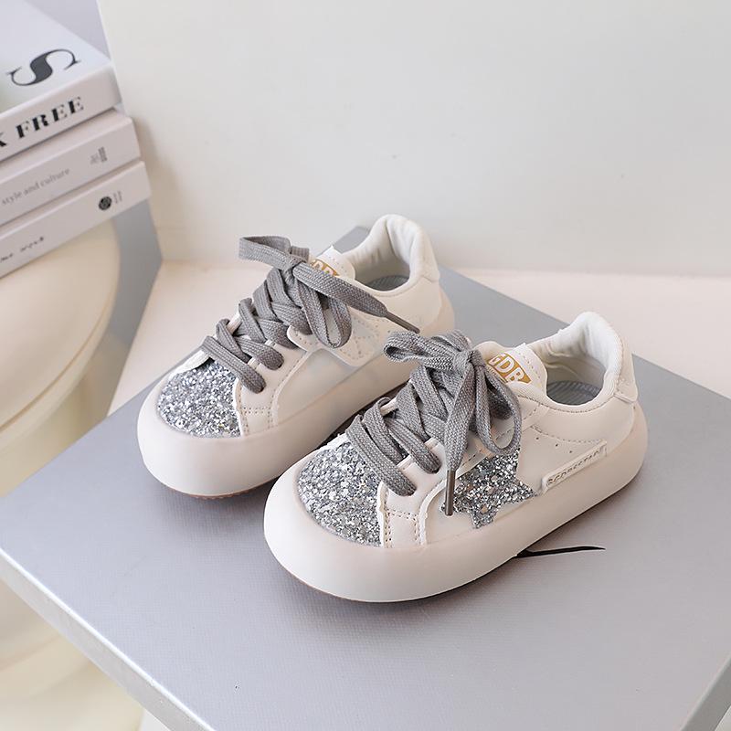 Girls' Casual Low-Top Sneakers - Autumn 2023 New Style, Soft Non-Slip Sole, Fashionable Sports Shoes for Little Girls