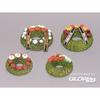 Crowns with Ribbons - PLUS MODEL - PLUS MODEL - Pack of 2 - Plastic - White - 3 Years and +