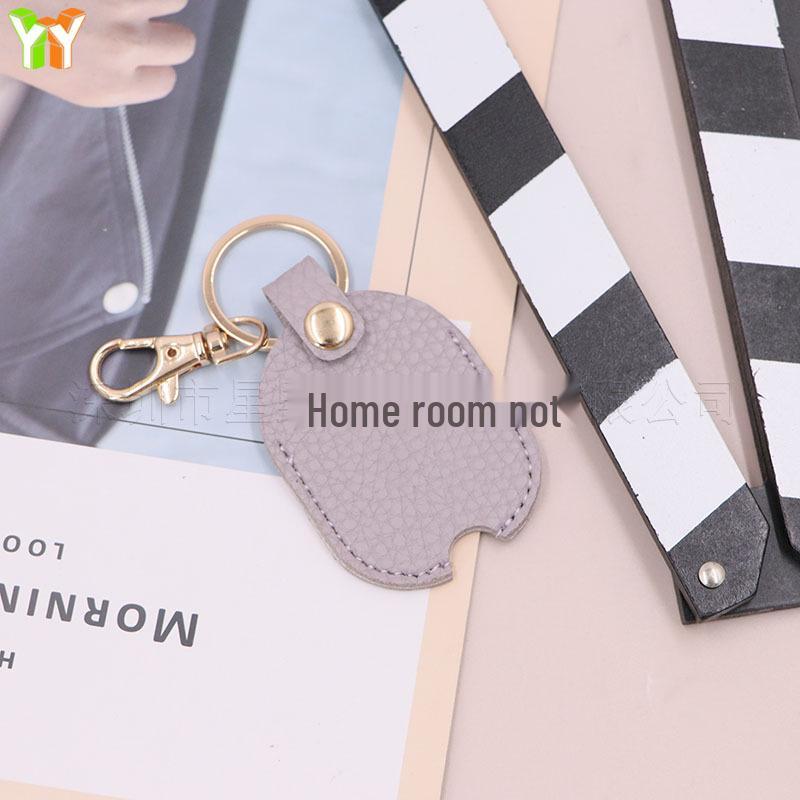 Lychee Pattern Leather Car Key Fob Case - Portable, Anti-Wear Protective Cover