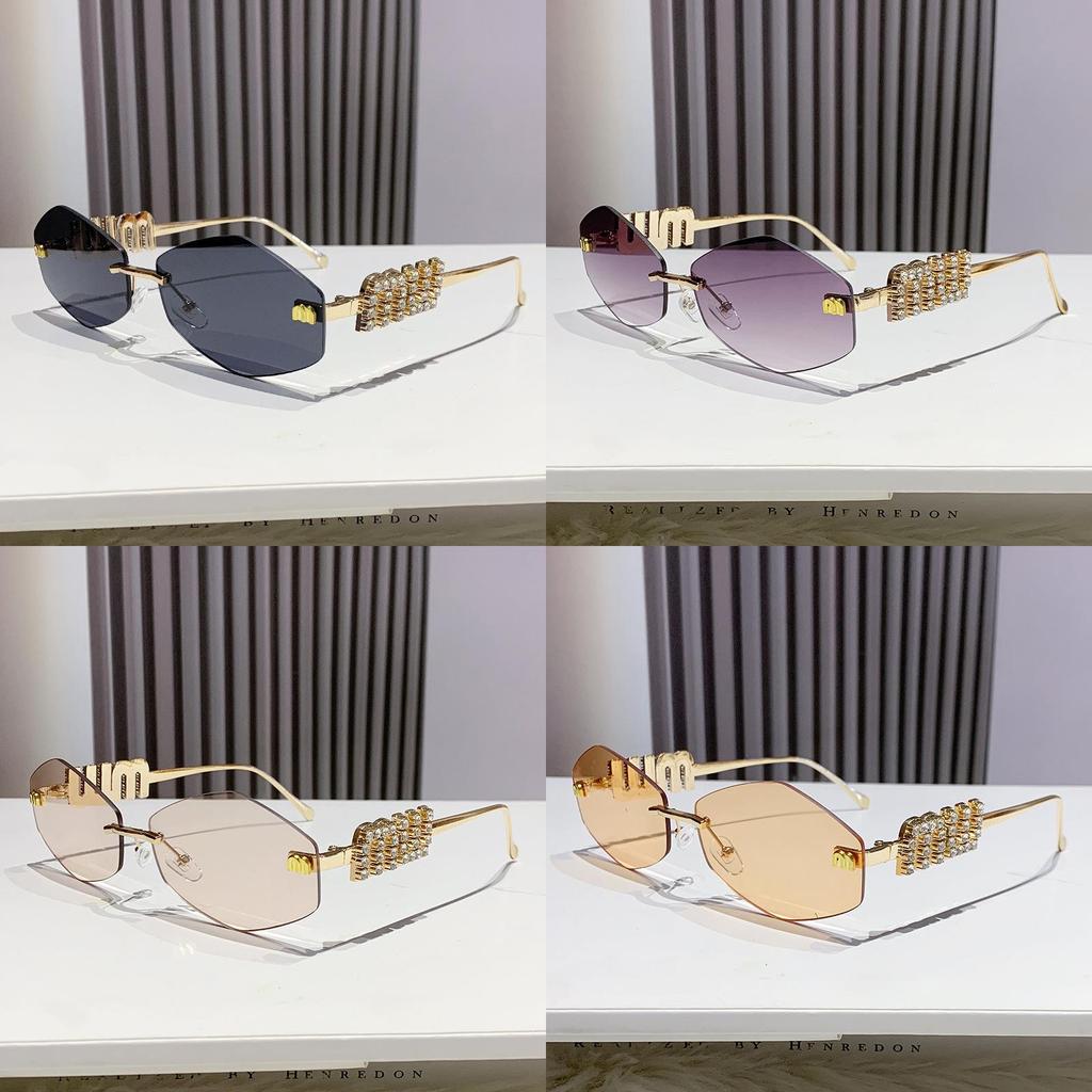 Vintage Diamond Shape Sunglasses With Uv400 Protection For Casual Wear And Outdoor Activities