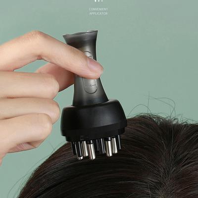 Kopfhautapplikator Flüssiger Kamm für Haar-Kopfhautbehandlung Ätherisches Öl Führungs-Massagegerät Bürste Haarwachstumsserum Öl Auftragegerät