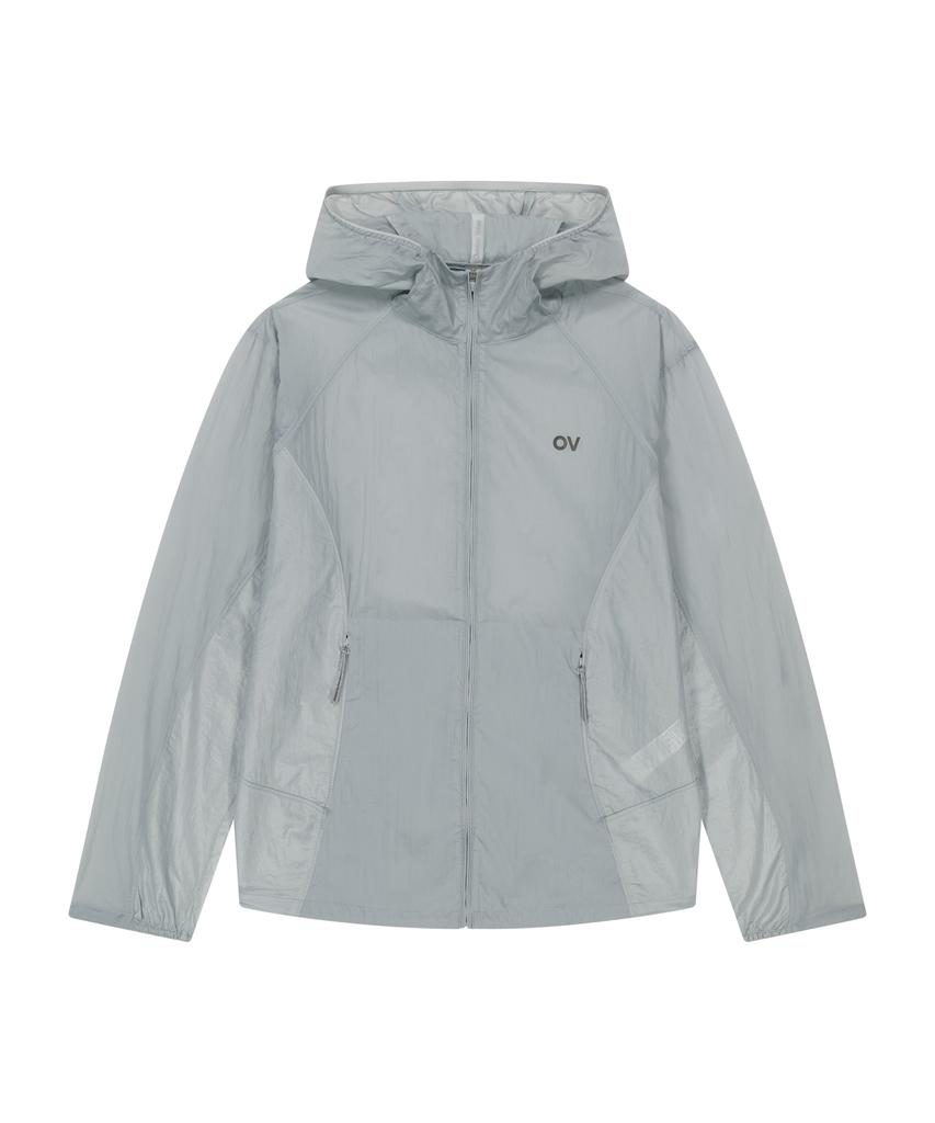 Outdoor Voices Lightweight Packable Windbreaker (Gray)