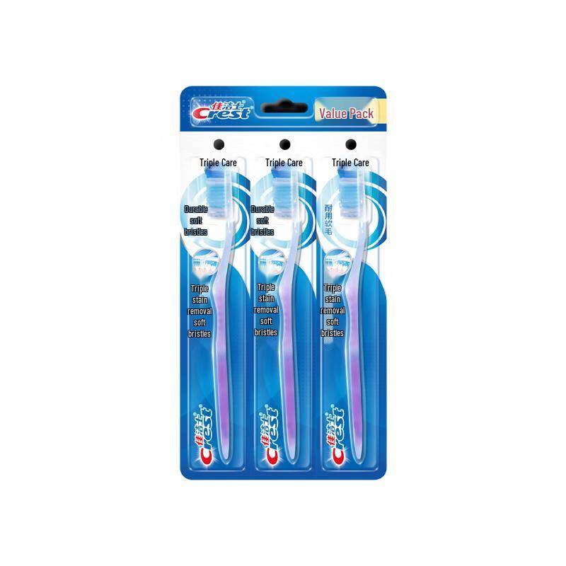 Crest Triple Care Soft Bristle Toothbrush