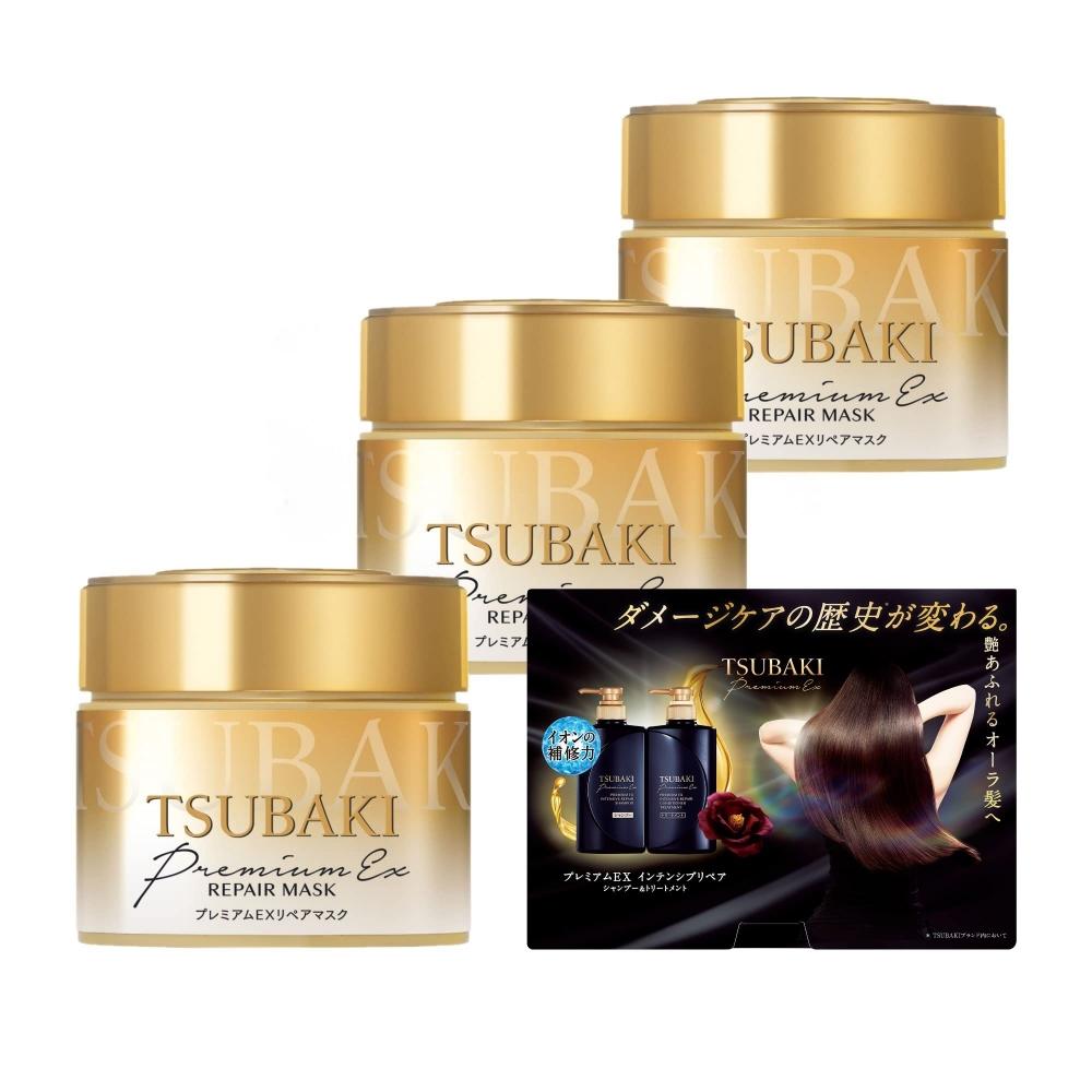 

TSUBAKI Premium Repair Mask Hair Pack 180 г x 3 комплекта + бонус
