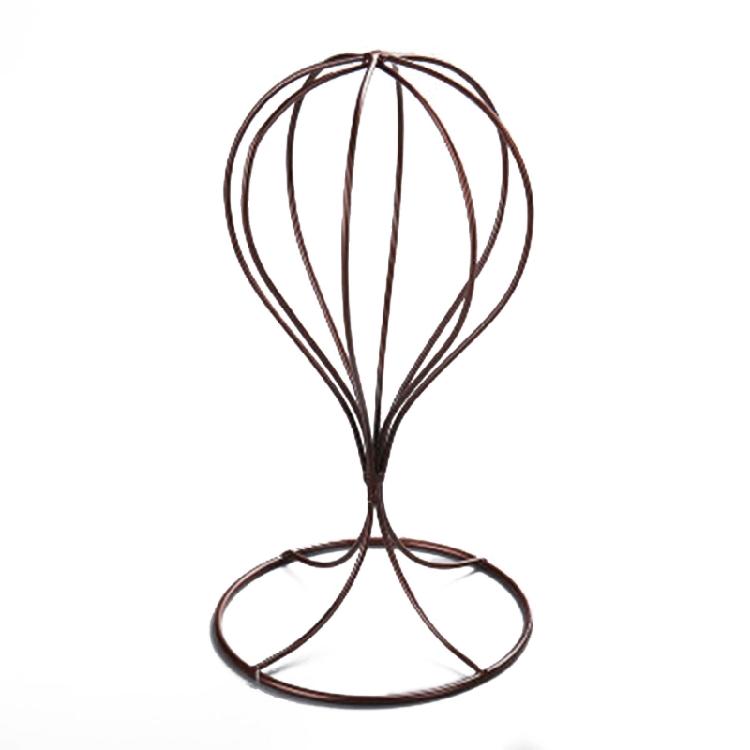 Wig Holder Stand Metal Wig Display Stand Hat Storage Rack for Baseball Caps Hat