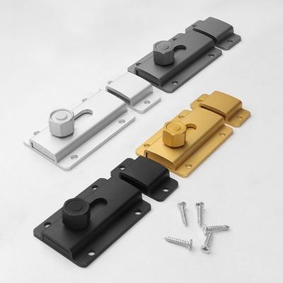 New Aluminum Alloy Door Latch Anti-theft Hardware Door Lock Buckle Durable Security Bolt Latch Cabinet