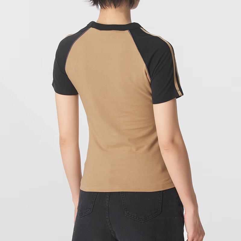 Adidas Originální Módní Pohodlné Prodyšné Ležérní Tričko s Krátkým Rukávem Dámské Topy JV7192