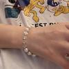 Geometric Style Handmade Pearl Bracelet With Colorful Crystals For Summer Gift Giving