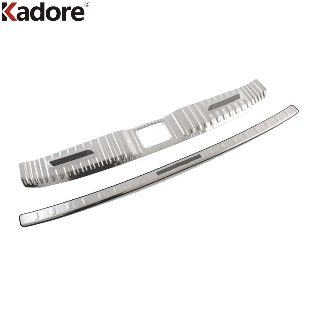 For Honda HR-V e:HEV e:Ny1 RV5 Vezel -2024 2025 Steel Car Rear Trunk Bumper Cover Trim Tailgate Door Sill Plate Accessories