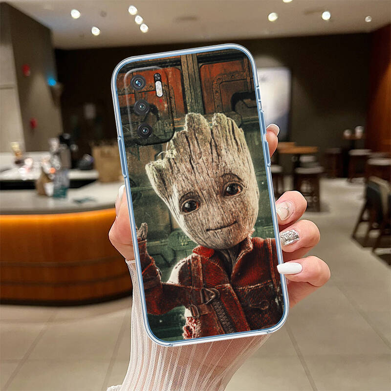 Marvel Groot Phone Case for Motorola G14 G15 G24 G30 G31 G32 G34 G41 G42 G51 G52 G50 G60S G60 G62 G72 G71 G73 G84 G85 G200 E32