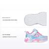 Heart Lights Durable Low Top Walking Shoes Baby Sneaker Blue Pink 302696N-LBMT