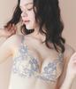 Peach John Miracle Bra Ivory Full Beautiful Machine No Net Required (Wired, Blue, B65) - Natural, Lace, Breasts, Lightweight, Washable,